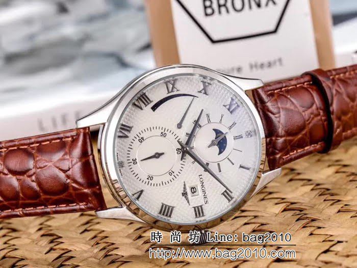 LONGINES浪琴 多功能 全自動機械精品男士腕表 WSS2225